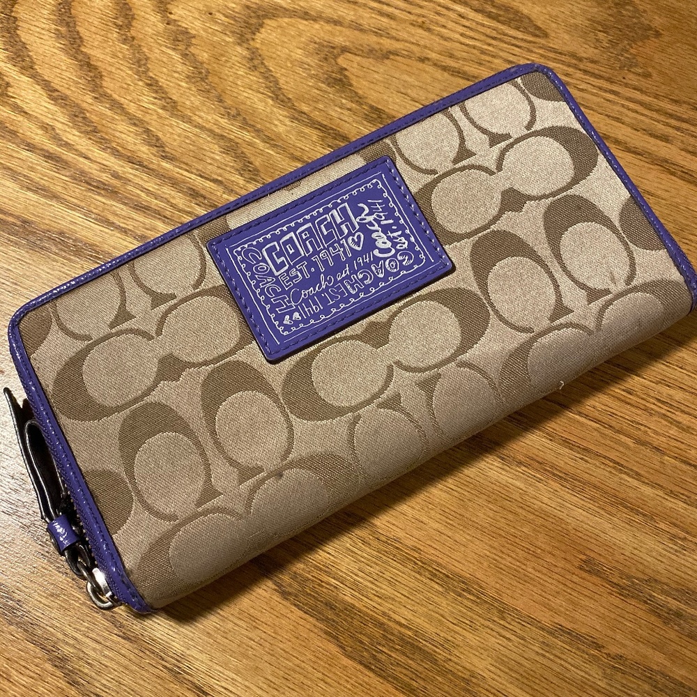 Coach Accordion Wallet